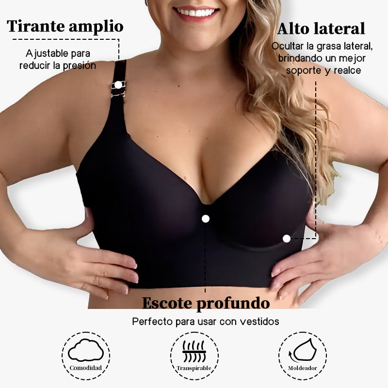 NovaMomma® Full-Coverage Back Smoothing Bra