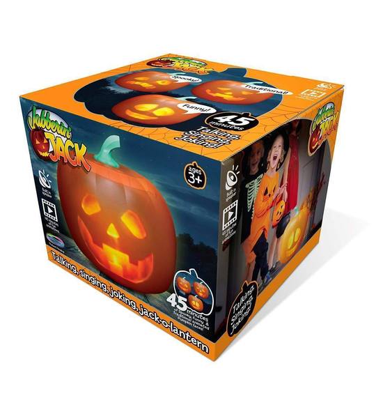 🎃Halloween Talking Animated Pumpkin with Built-In Projector & Speaker🔥