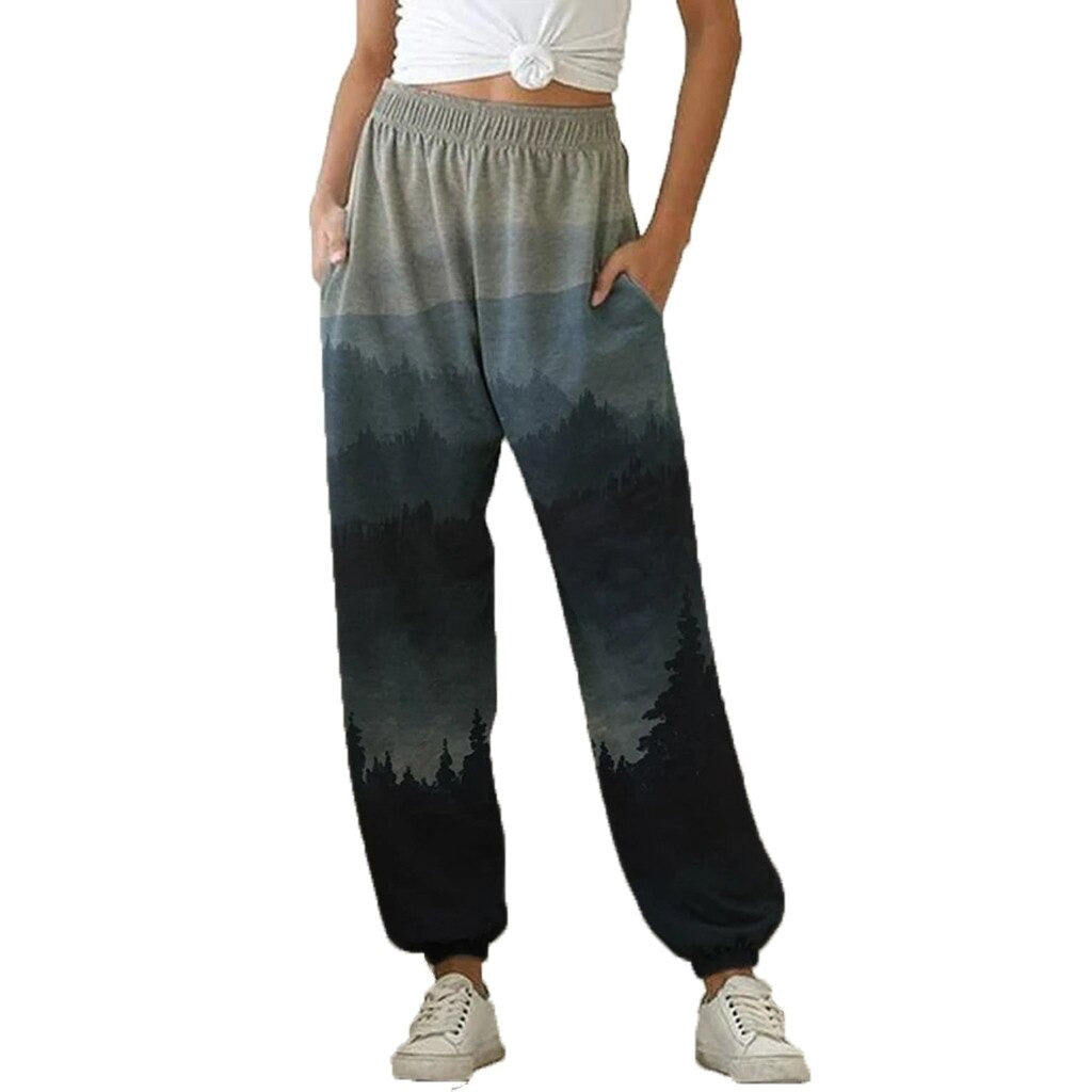 Lady's Mountain print slacks