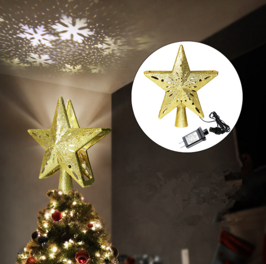 3D twinkling stars Christmas tree decoration