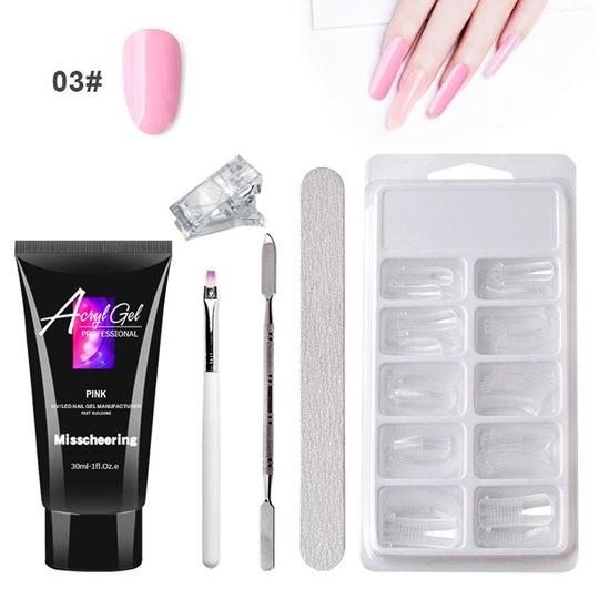 Crystal Poly Gel Nail Extension Kit💅 - 60% OFF Now!