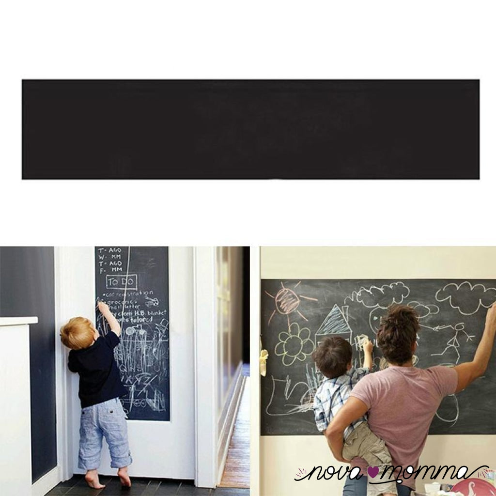 Creative Blackboard Wall Stickers With Chalks