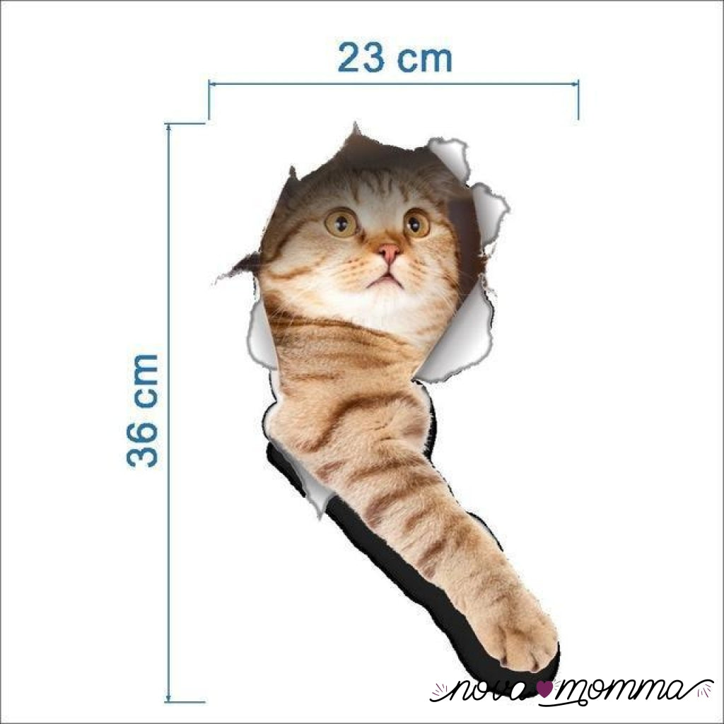 Exclusive 3D Pet Decals Cat 4