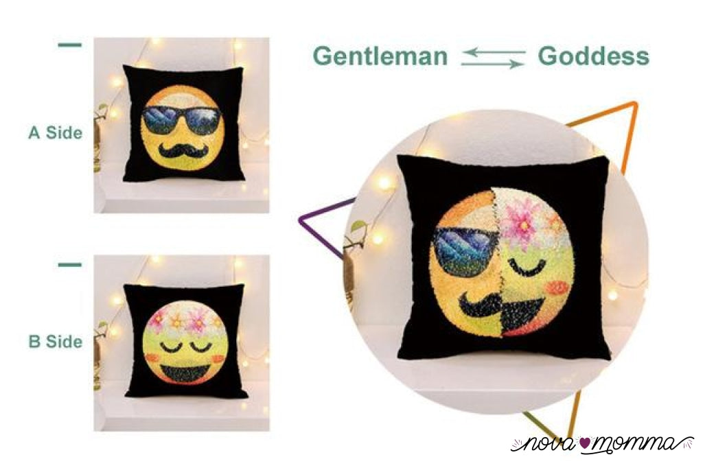 Face Changing Emoji Pillows 1 / 40X40Cm