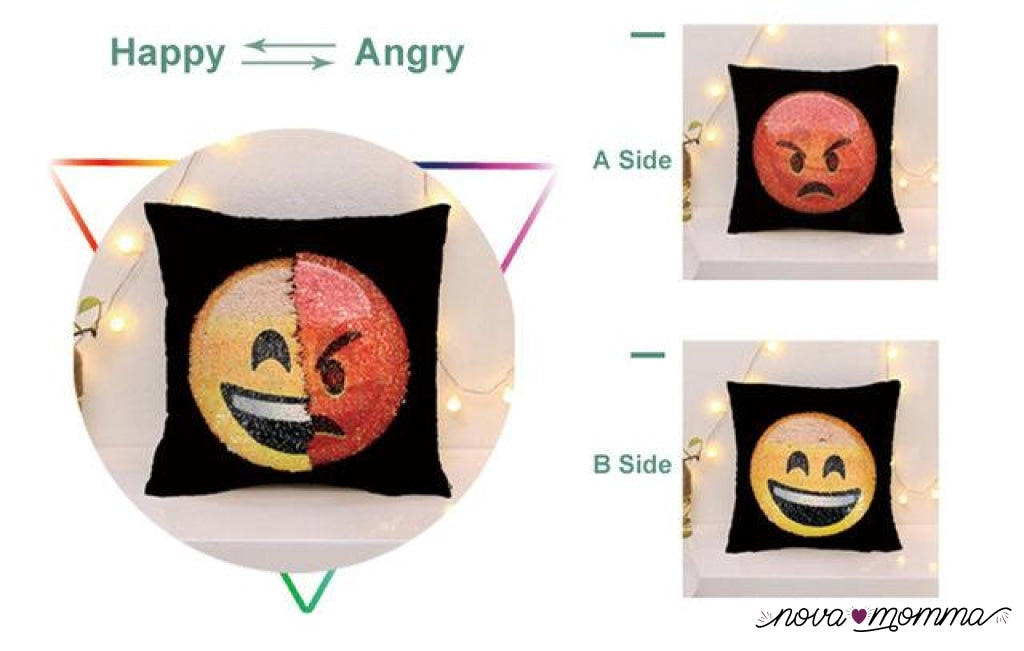 Face Changing Emoji Pillows 2 / 40X40Cm