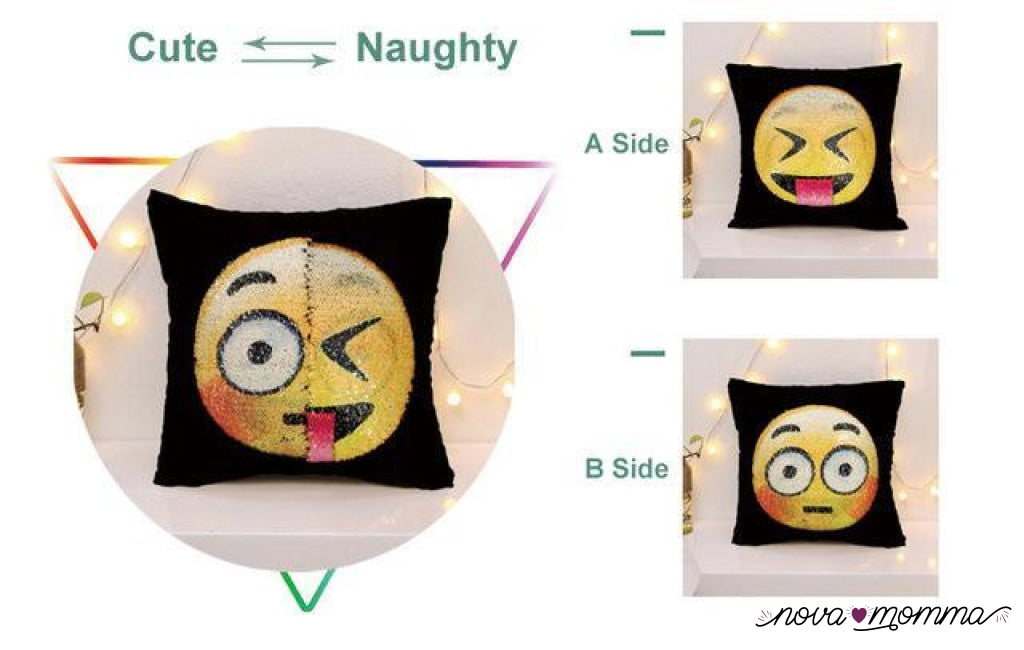 Face Changing Emoji Pillows 4 / 40X40Cm