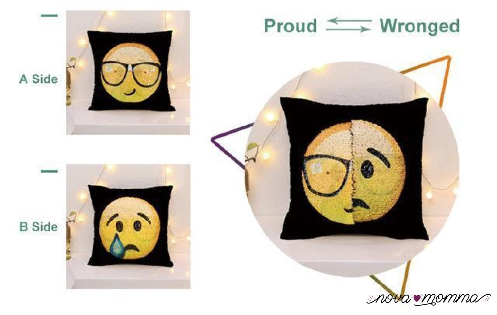 Face Changing Emoji Pillows 5 / 40X40Cm