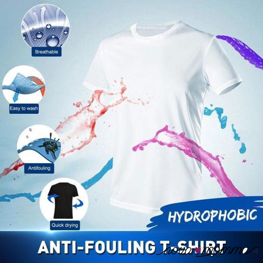 Fathers Day Promotion--Ice Silk Anti-Dirty Waterproof Quick Dry T-Shirt