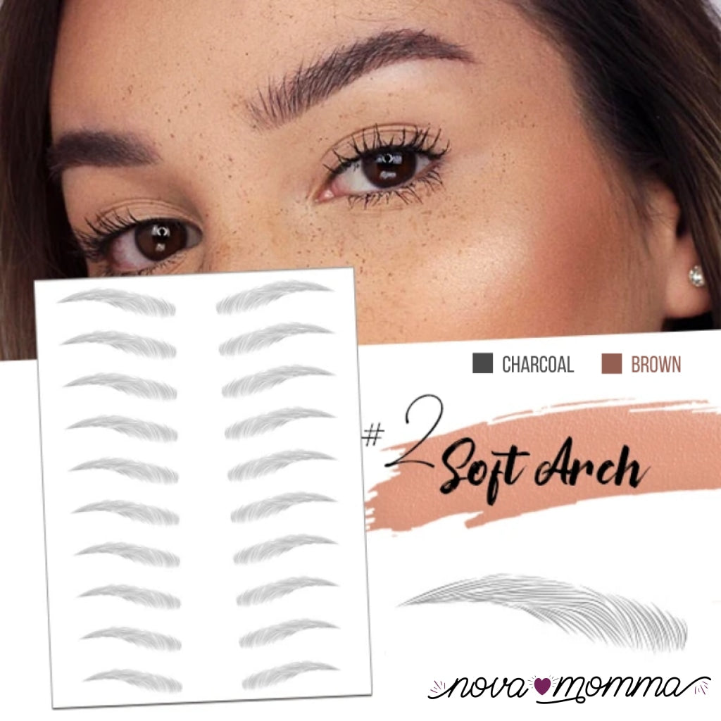 Instaeyebrows Tattoo #2 Soft Arch / Charcoal Starter Pack (10 Sets)