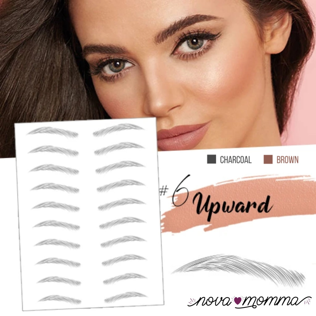 Instaeyebrows Tattoo #6 Upward / Charcoal Starter Pack (10 Sets)