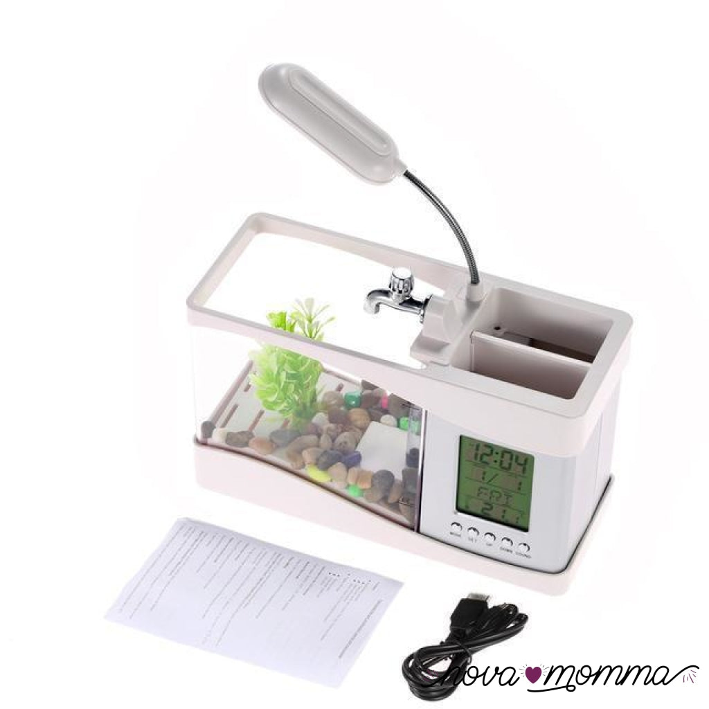 Intelligent Mini Fish Tank White / M