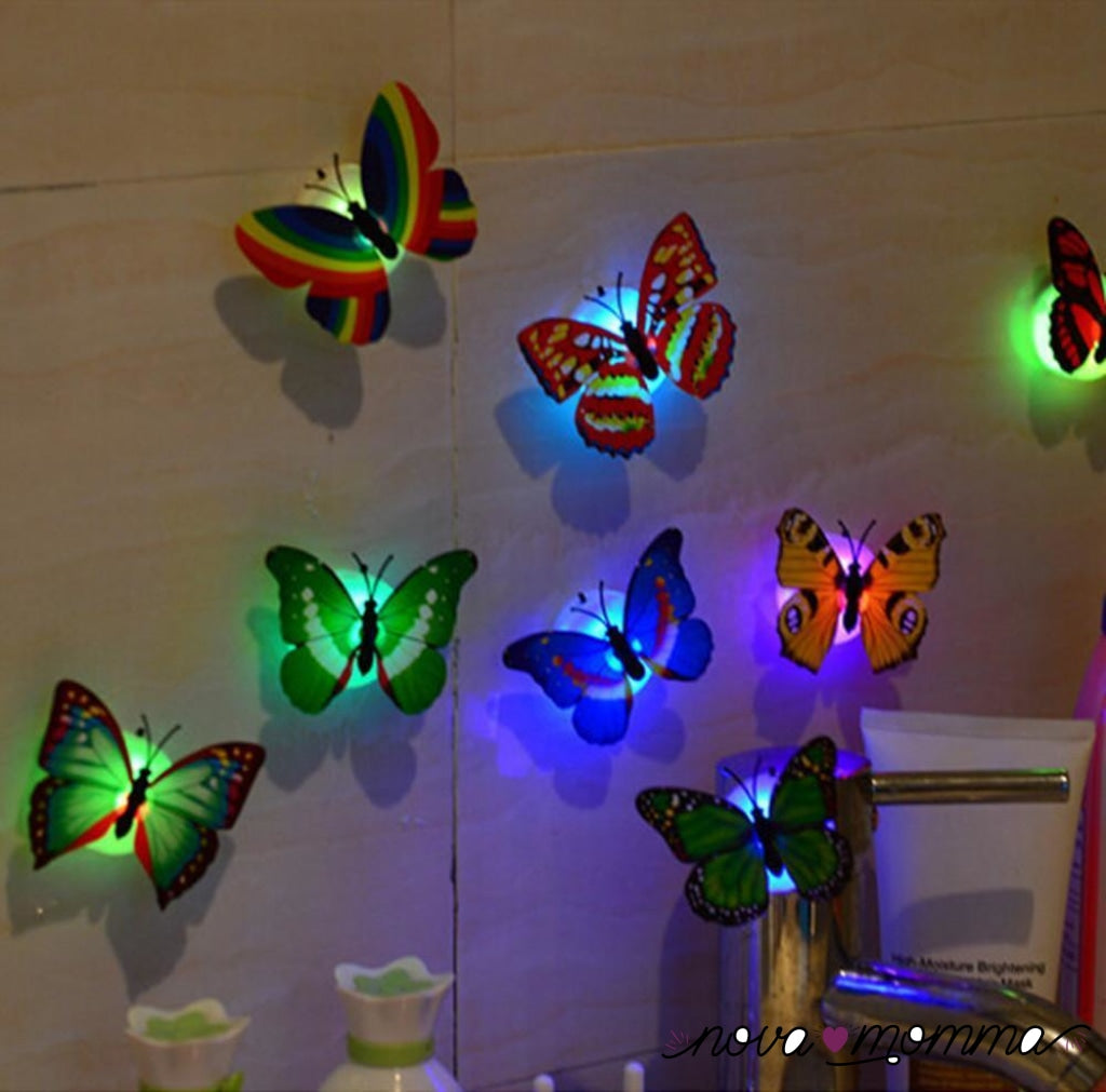 Led 3D Butterfly Wall Lights (10 Pieces)