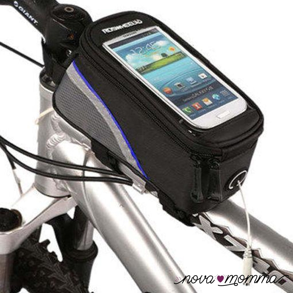 Magic Bike Bag Black Blue Strip1 / L