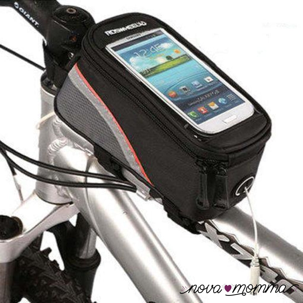 Magic Bike Bag Black Red Strip1 / L