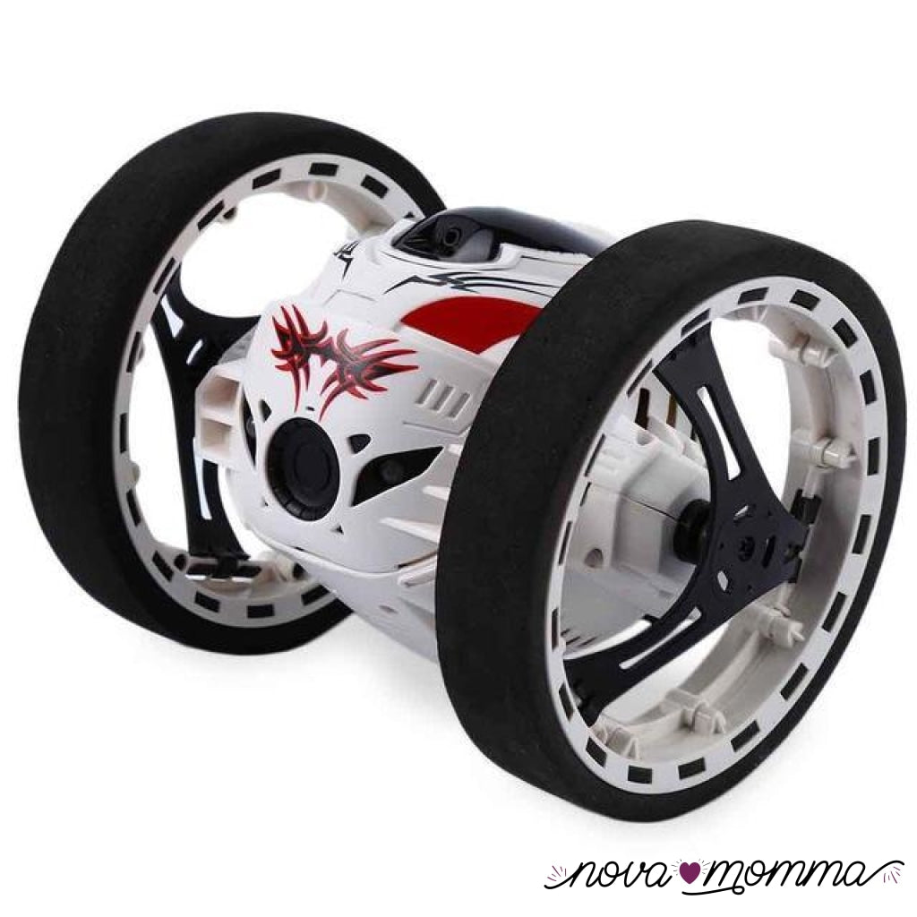 Mini Bouncing Rc Car White