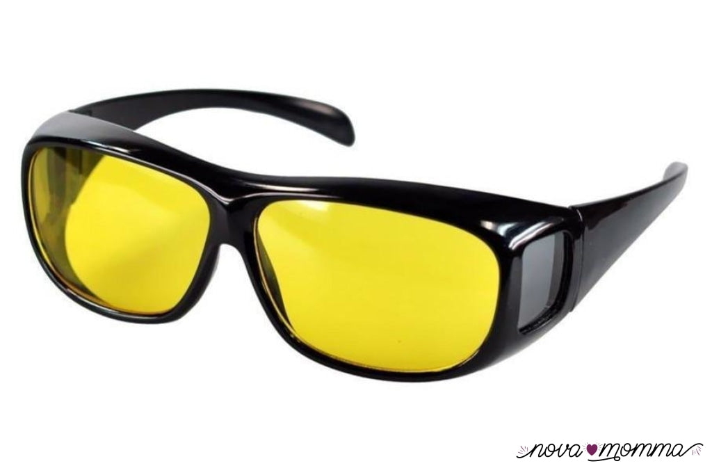 Night Vision Anti-Glare Wraparound Glasses