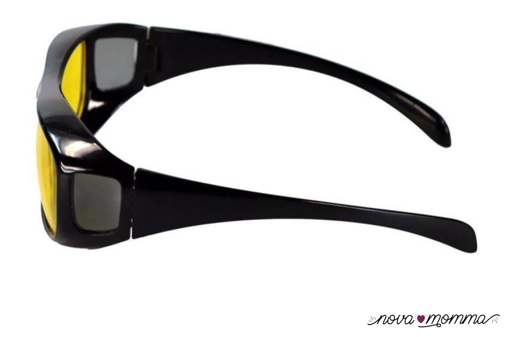 Night Vision Anti-Glare Wraparound Glasses