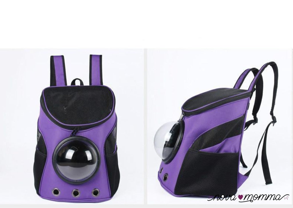 Pet Capsule Backpack Purple / M