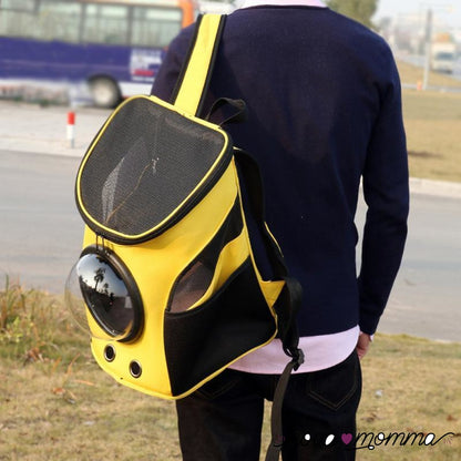 Pet Capsule Backpack Yellow / M