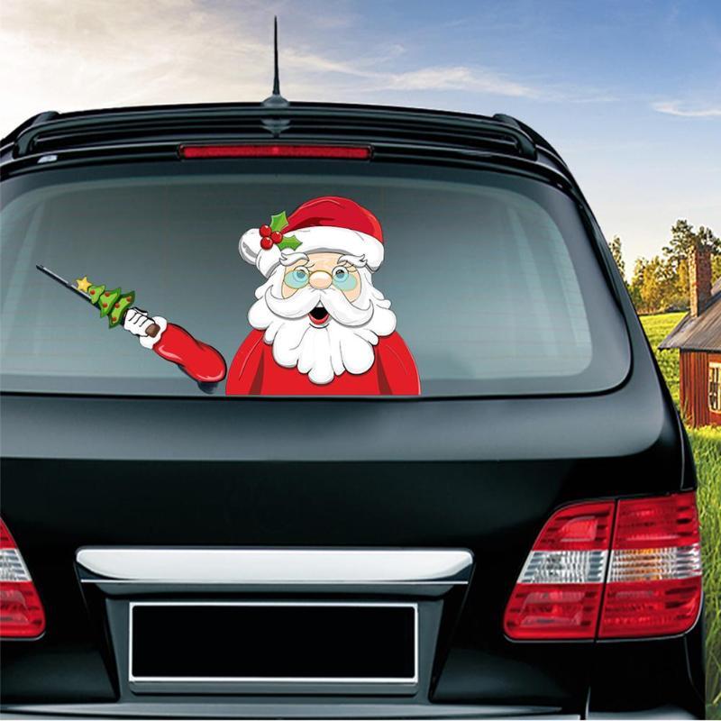 🎅⛄ Christmas Wiper, Rear Windshield Wiper Sticker