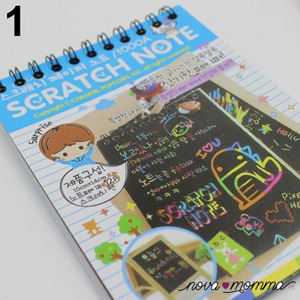 Scratch-Off Magic Rainbow Notebook 1