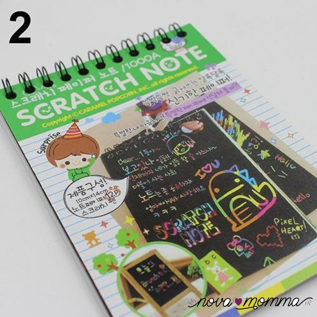 Scratch-Off Magic Rainbow Notebook 2