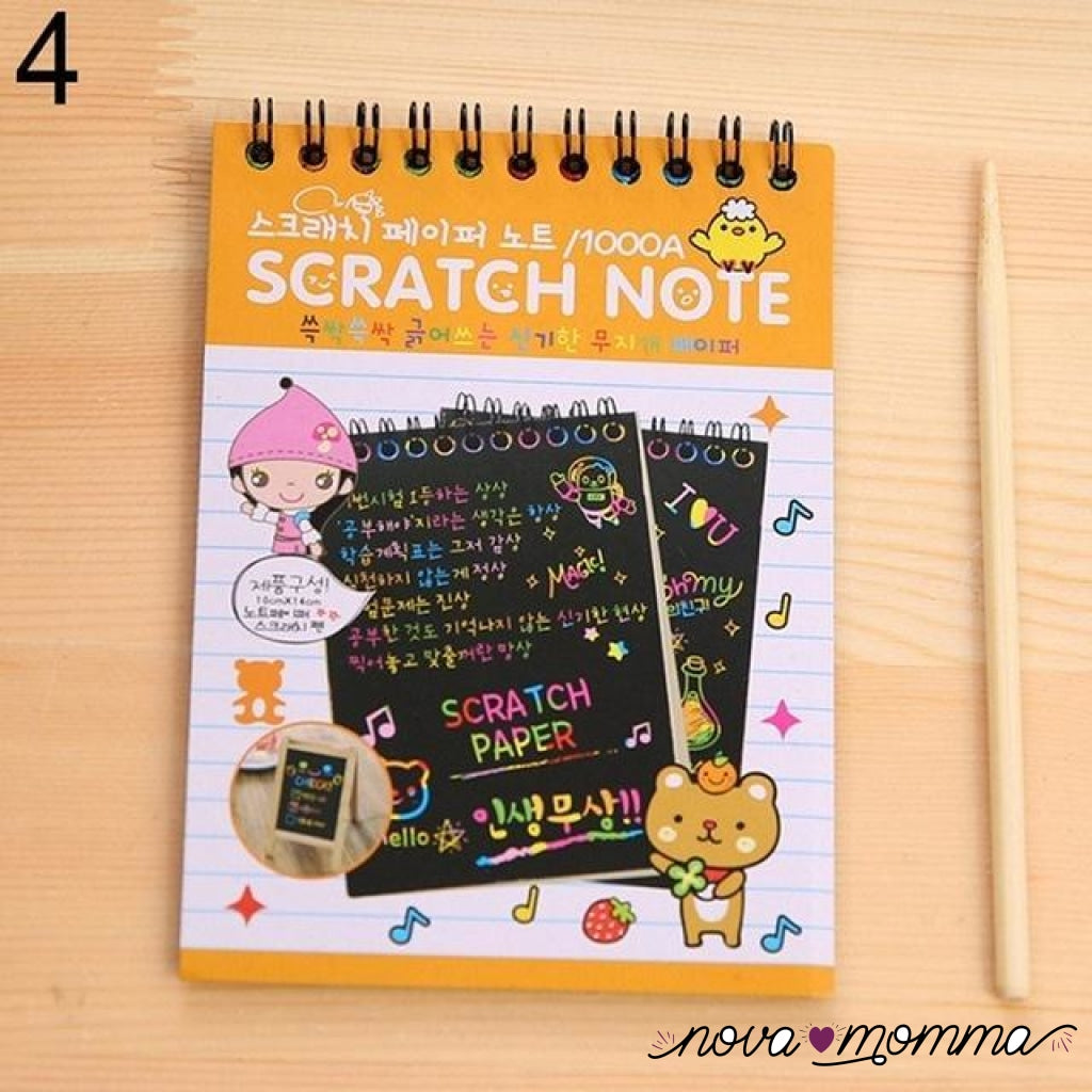 Scratch-Off Magic Rainbow Notebook 4