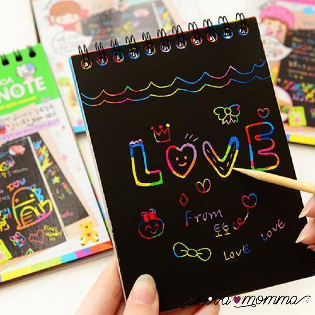 Scratch-Off Magic Rainbow Notebook