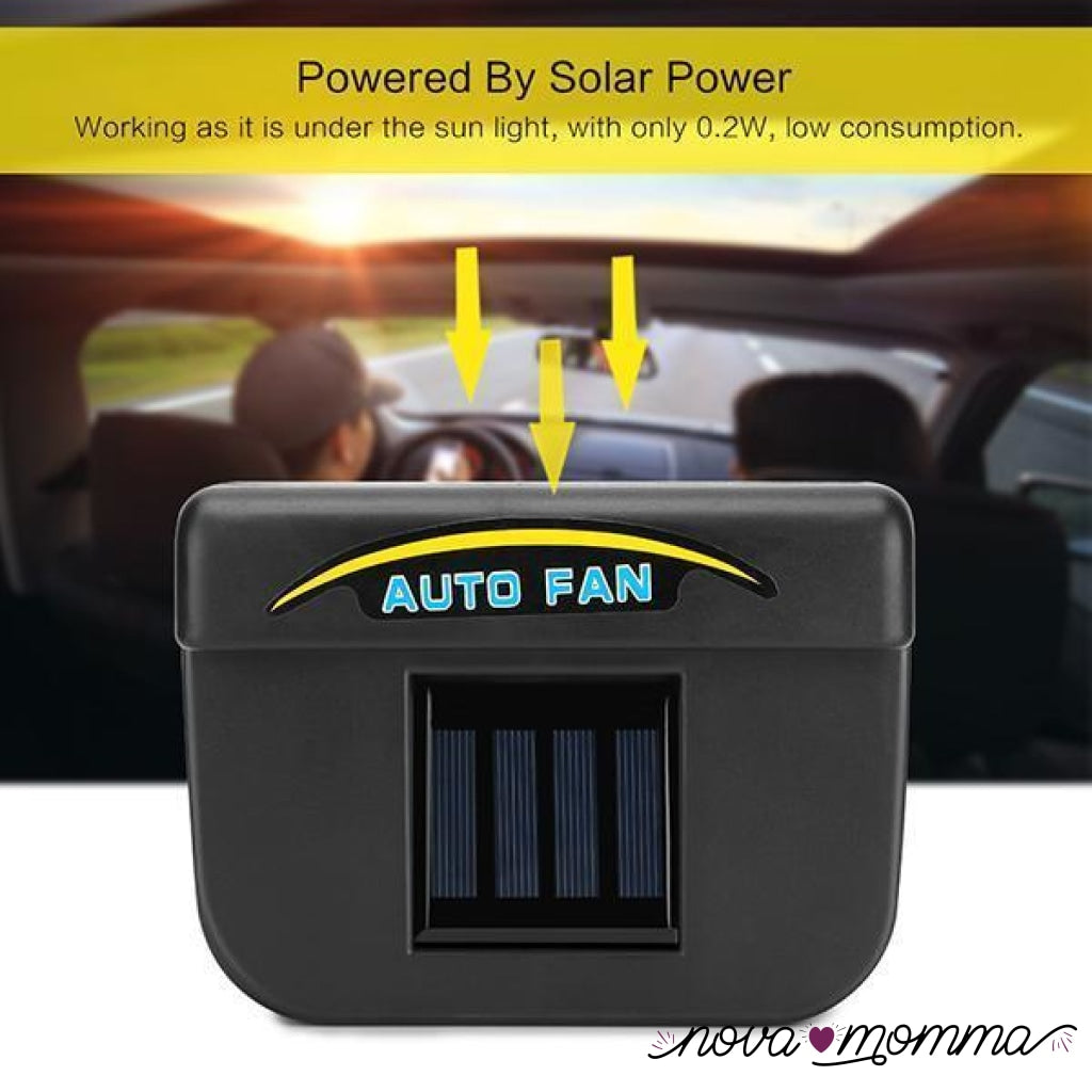 Solar Powered Car Window Windshield Auto Air Vent Cooling Fan-Car Accessories-Romancci.com